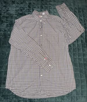 Levi's Mens Long Sleeve Collared Shirt Extra Large (XL) Plaid Classic Americana